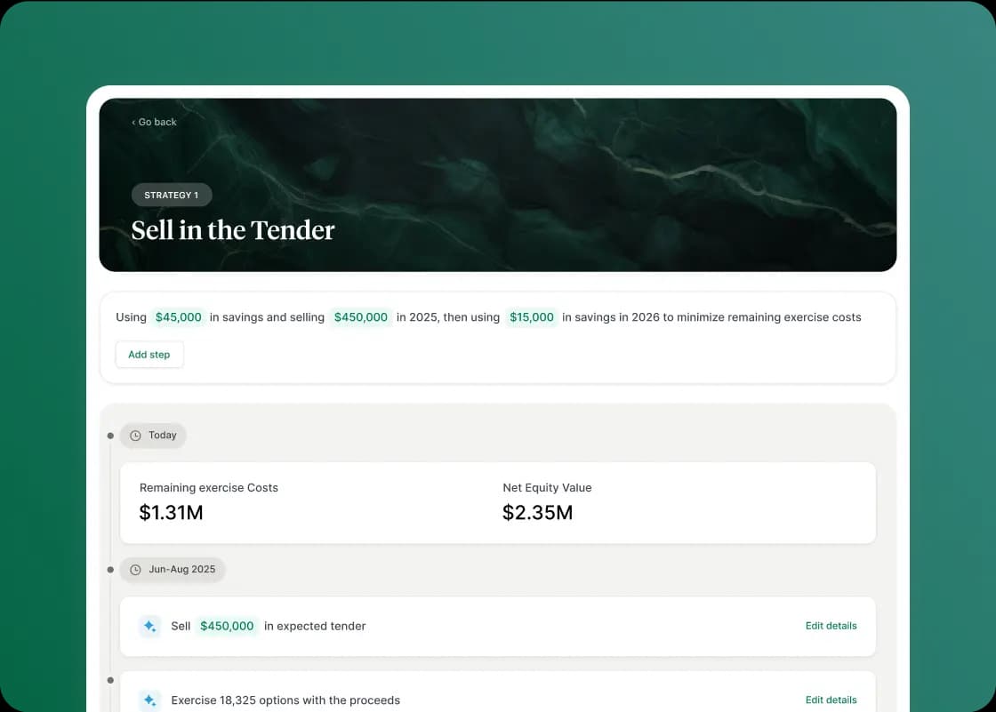 Sell at the best price with Tender Offer Tools